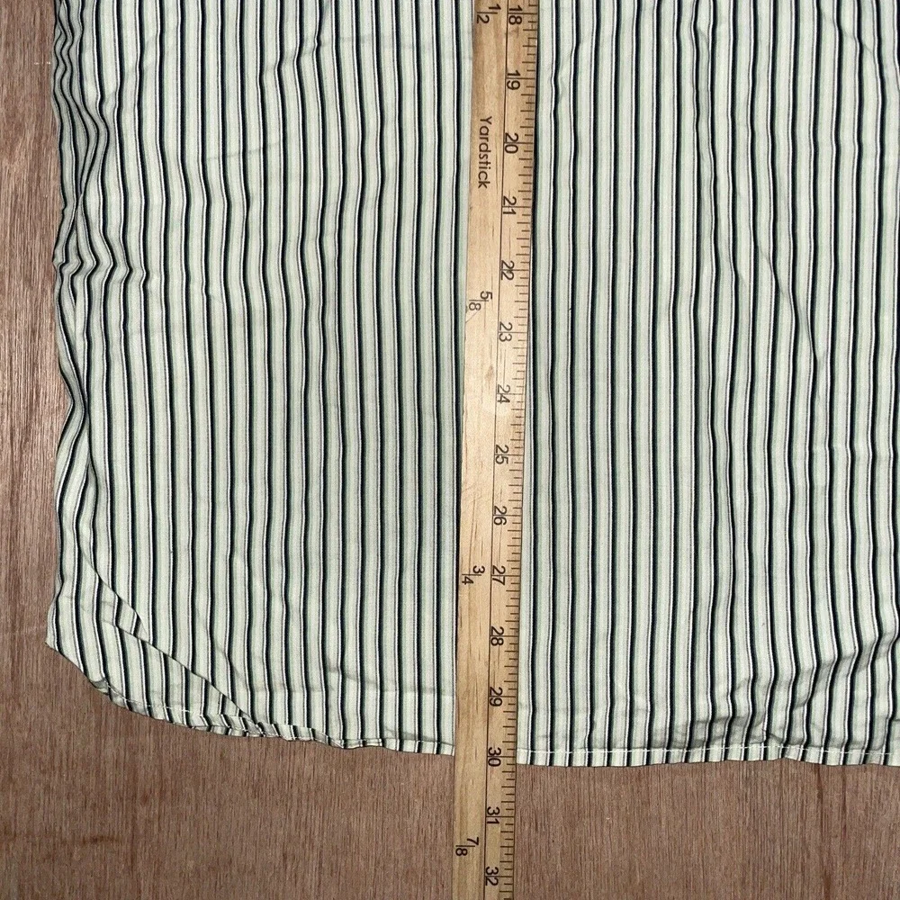 Vintage Banana Republic Mens M Multicolor Striped‎ Casual Dress Shirt